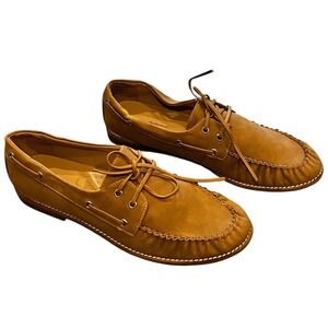 NWT Tommy Bahama Nahara Brown Boat Flat Loafers - Women 9